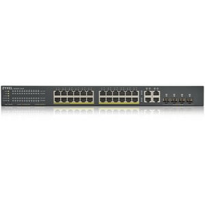 ZYXEL GS1920 GS1920-24HPV2 24 Ports Manageable Ethernet Switch - Gigabit Ethernet - 10/100/1000Base-T, 1000Base-X - 4 Laye