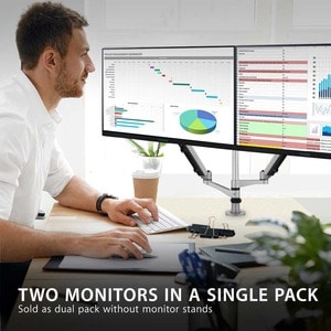 ViewSonic VA2456-MHD_H2 Dual Pack Head-Only 1080p IPS Monitors with 100Hz, Ultra-Thin Bezels, HDMI, DisplayPort and VGA fo