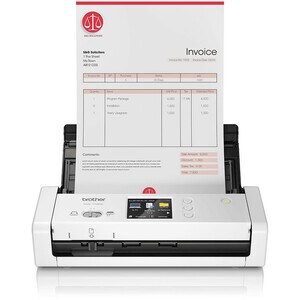 Escáner de superficie plana Brother ADS-1700W - 600 ppp Óptico - 48-bit Color - 8-bit Escala de grises - 25 ppm (Mono) - 2