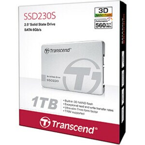 Unità stato solido Transcend SSD230 - 2,5" Interno - 1 TB - SATA (SATA/600) - 560 MB/s Velocità massima trasferimento dati