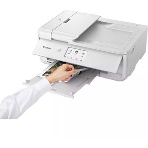 Canon PIXMA TS9551C Sem fios Impressora multi-funcional de jato de tinta - Cor - Branco - 4800 x 1200 dpi Print - Automáti