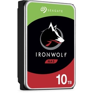 Seagate IronWolf ST10000VN0008 10 TB Hard Drive - 3.5" Internal - SATA (SATA/600) - Conventional Magnetic Recording (CMR) 