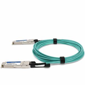 AddOn 5 m Fibre Optic Network Cable - 1.0 - TAA Compliant - Cable for Network Device - First End: 1 x QSFP+ Network - Seco