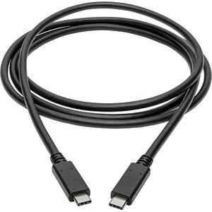 Eaton Tripp Lite Series USB-C Cable (M/M) - USB 3.2, Gen 1 (5 Gbps), USB-IF certified, Thunderbolt 3 Compatible, 6 ft. (1.