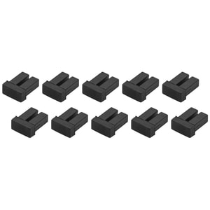 StarTech.com LC SFP Dust Covers - 10 Pack - Fiber Optic Dust Caps - SFP Port Cover - Supports Network Switch, Fiber Optic 