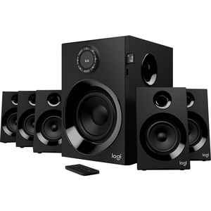 Logitech Z607 5.1 Bluetooth Speaker System - 80 W RMS - Black - Wall Mountable - Surround Sound - USB