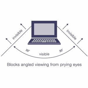 Targus ASF238W9EU Anti-glare Privacy Screen Filter - For 60.5 cm (23.8") Widescreen LCD Desktop/Laptop, Tablet - 16:9 - Bl