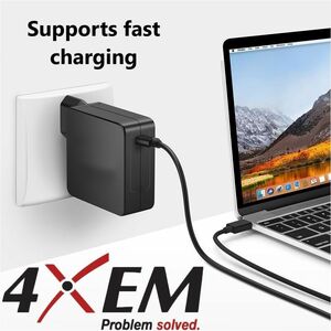 4XEM 6FT USB-C to USB-C Cable - 6 ft USB C Data Transfer Cable for Peripheral Device - First End: 1 x Type C Male USB - Se