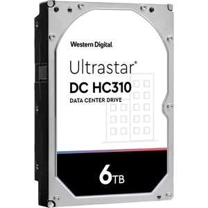 Western Digital Ultrastar DC HC310 HUS726T6TAL4205 6 TB Hard Drive - 3.5" Internal - SAS (12Gb/s SAS) - Server Device Supp