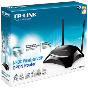 TP-Link TX-VG1530 Wi-Fi 4 IEEE 802.11n Gigabit Passive Optical Networks (GPON) Modem/Wireless Router - 2.40 GHz ISM Band -