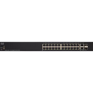 Cisco 250 SG250-26 26 Ports Manageable Ethernet Switch - 3 Layer Supported - Modular - 2 SFP Slots - Twisted Pair, Optical