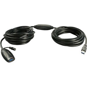 LINDY 15 m Power/USB Data Transfer/Power Cable - First End: 1 x USB 3.0 Type A - Male - Second End: 1 x USB 3.0 Type A - F