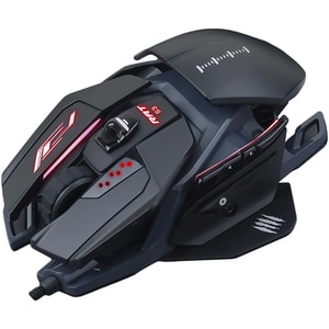 Mad Catz The Authentic R.A.T. PRO S3 Optical Gaming Mouse - Optical - Cable - Black - 1 Each - USB 2.0 - 7200 dpi - Scroll