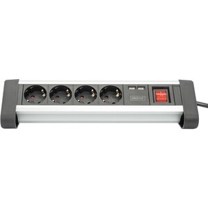 Digitus Steckdosenleiste - 2 x USB - 1,50 m Kabel - 16 A Stromstärke - 120 V AC, 230 V AC Voltage - 3,68 kW - Wandmontierb