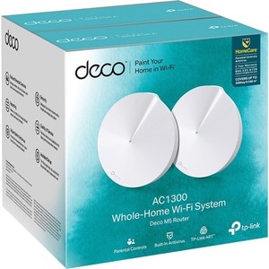 TP-Link Deco M5 Dualband IEEE 802.11ac 1,27 Gbit/s Drahtloser Access Point - 5 GHz, 2,40 GHz - 4 x Interne Antenne(n) - In