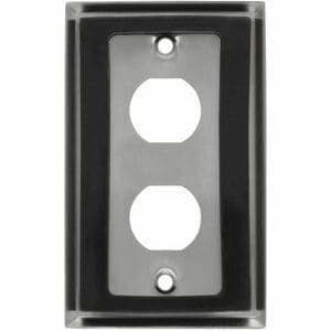 Tripp Lite by Eaton N206-FP02-IND Faceplate - 2 x Total Number of Socket(s) - Metal, Stainless Steel - Silver - TAA Compli