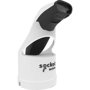 Socket Mobile SocketScan® S700, Linear Barcode Scanner, White & White Charging Dock - Wireless Connectivity - 20" (508 mm)