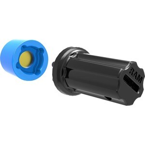 RAM Mounts Pin-Lock 4-Pin Security Nut for D & E Size Socket Arms - for Security - High Strength Composite