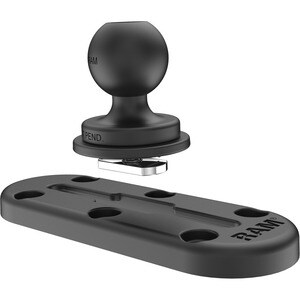 RAM Mounts Tough-Track Mounting Track Slider for All-terrain Vehicle (ATV), Motor Boat, Camera, Fishing Rod, Cell Phone, T