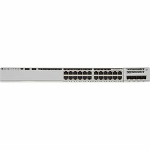 Cisco Catalyst 9200 C9200-24P 24 Portas Gerenciável Comutador Ethernet - Gigabit Ethernet, Ethernet de 10 Gigabit - 10/100