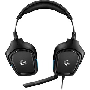 Logitech G432 Wired Over-the-head Stereo Gaming Headset - Binaural - Circumaural - 5 Kilo Ohm - 20 Hz to 20 kHz - 200 cm C