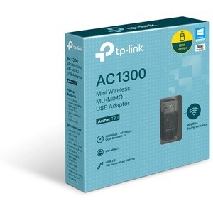 Adattatore Wi-Fi TP-Link T3U - IEEE 802.11ac - Dual Band per Computer portatile - Esterno - USB 3.0 - 1,27 Gbit/s - 2,40 G