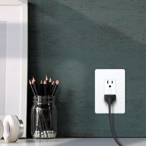 Kasa Smart Wi-Fi Power Outlet - Requires neutral wire and 2.4GHz Wi-Fi connection to work. System requirement is Android 4