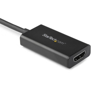 StarTech.com Adattatore DisplayPort a HDMI 4K 60Hz - Convertitore video attivo da DP 1.4 a HDMI 2.0 - Cavo adattatore per 