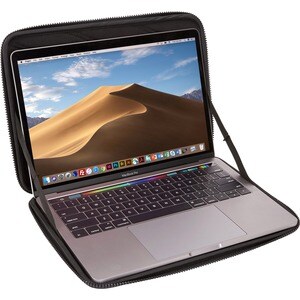 Thule Gauntlet Rugged Carrying Case (Sleeve) for 33 cm (13") Apple Notebook - Black - Bump Resistant - 264.2 mm Height x 3