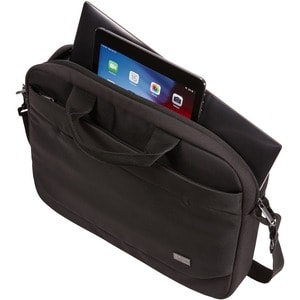 Case Logic Advantage ADVA-114 BLACK Carrying Case (Attaché) for 25.4 cm (10") to 35.8 cm (14.1") Notebook - Black - Polyes