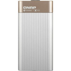 QNAP QNA-T310G1S 10Gigabit Ethernet Card for Computer/Notebook - 10GBase-X - Portable - Thunderbolt 3 - 1 Port(s) - Optica