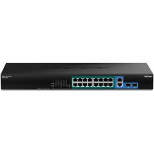 TRENDnet TPE-TG182F 18 Ports Ethernet Switch - Gigabit Ethernet - 10/100/1000Base-T, 1000Base-X - New - TAA Compliant - 2 