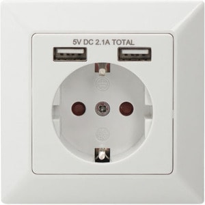 Assmann Steckdose - 2 x USB