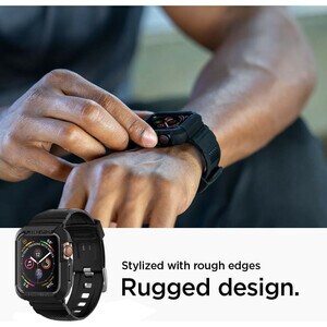 Spigen Apple Watch Series 4 (44mm) Case Rugged Armor Pro Black