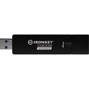 IronKey D300SM 4 GB USB 3.1 Flash Drive - 256-bit AES - TAA Compliant
