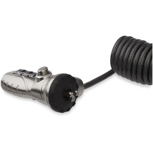 StarTech.com Laptop Combination Cable Lock - With 6â€™ Self-Coiling Cable - Portable 3-Digit Laptop Lock - Locking Cable -