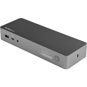 StarTech.com Universal Laptop Docking Station, Hybrid USB-C & USB-A Dock, Dual 4K DP & HDMI, 100W PD, Mac / Windows / Chro