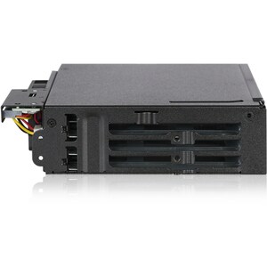 Icy Dock ToughArmor MB606SPO-B Drive Enclosure for 5.25" - Serial ATA/600 Host Interface Internal - Black - 6 x HDD Suppor