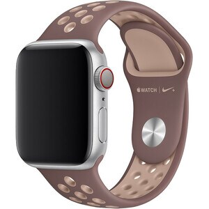 Apple 40mm Smokey Mauve/Particle Beige Nike Sport Band - S/M & M/L - Adjustable - Small (S)/Medium (M) & Medium (M)/Large 