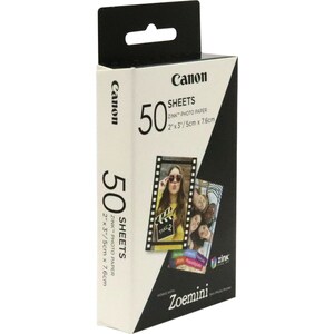 Papier photo Canon ZINK - 50,80 mm x 76,20 mm - 50 Feuille