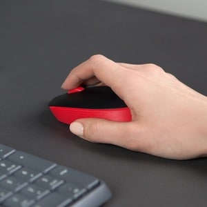MOUSE LOGITECH WIRELESS M170 - VERMELHO W