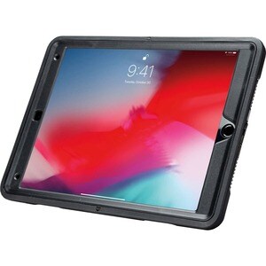 CTA Digital Carrying Case for 9.7" Apple iPad Pro Tablet - Black - Impact Resistance, Drop Resistant - Silicone Body - Han