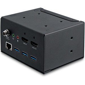 StarTech.com 4K USB-C oder USB-A Dockingstation Modul für Konferenztisch-Anschlussbox, 4k HDMI, 60W USB-C Power Delivery, 
