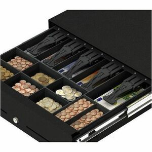 apg E3000 Cash Drawer - 5 Bill - 8 Coin - 2 Media Slot - Black