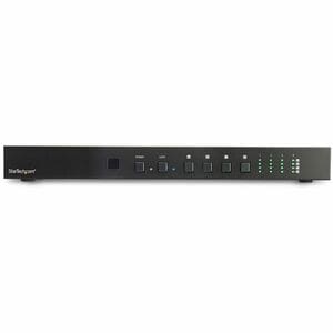 StarTech.com 4x4 HDMI Matrix Switch with Audio and Ethernet Control - 4K 60Hz - HDMI Switcher Box - Rack Mountable - With 