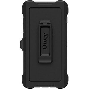 OtterBox Defender Rugged Carrying Case (Holster) Samsung Galaxy S10+ Smartphone - Black - Anti-slip, Dirt Resistant Port, 