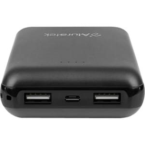 Aluratek 10,000 mAh Portable Battery Charger - For Tablet PC, Gaming Device, Smartphone, MP3 Player, Bluetooth Speaker, Bl