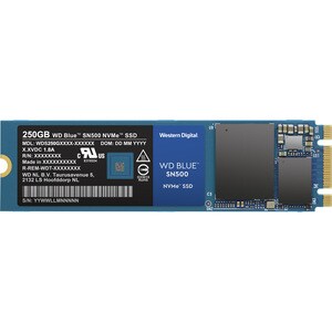 WD Blue SN500 WDS250G1B0C 250 GB Solid State Drive - M.2 2280 Internal - PCI Express (PCI Express 3.0 x2) - Motherboard De