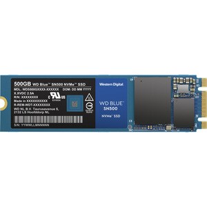 WD Blue SN500 WDS500G1B0C 500 GB Solid State Drive - M.2 2280 Internal - PCI Express (PCI Express 3.0 x2) - Motherboard De