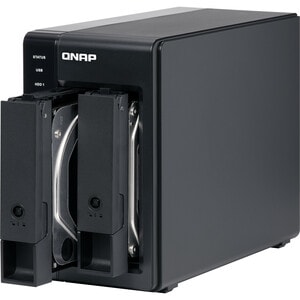 QNAP 2 Bay USB Type-C Direct Attached Storage with Hardware RAID - 2 x HDD Supported - 2 x SSD Supported - Serial ATA/600 